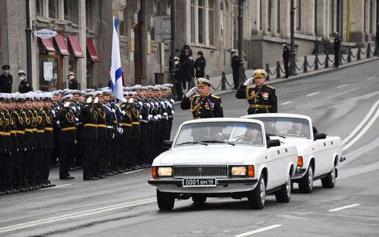 Russia WWII Victory Parade Rehearsal