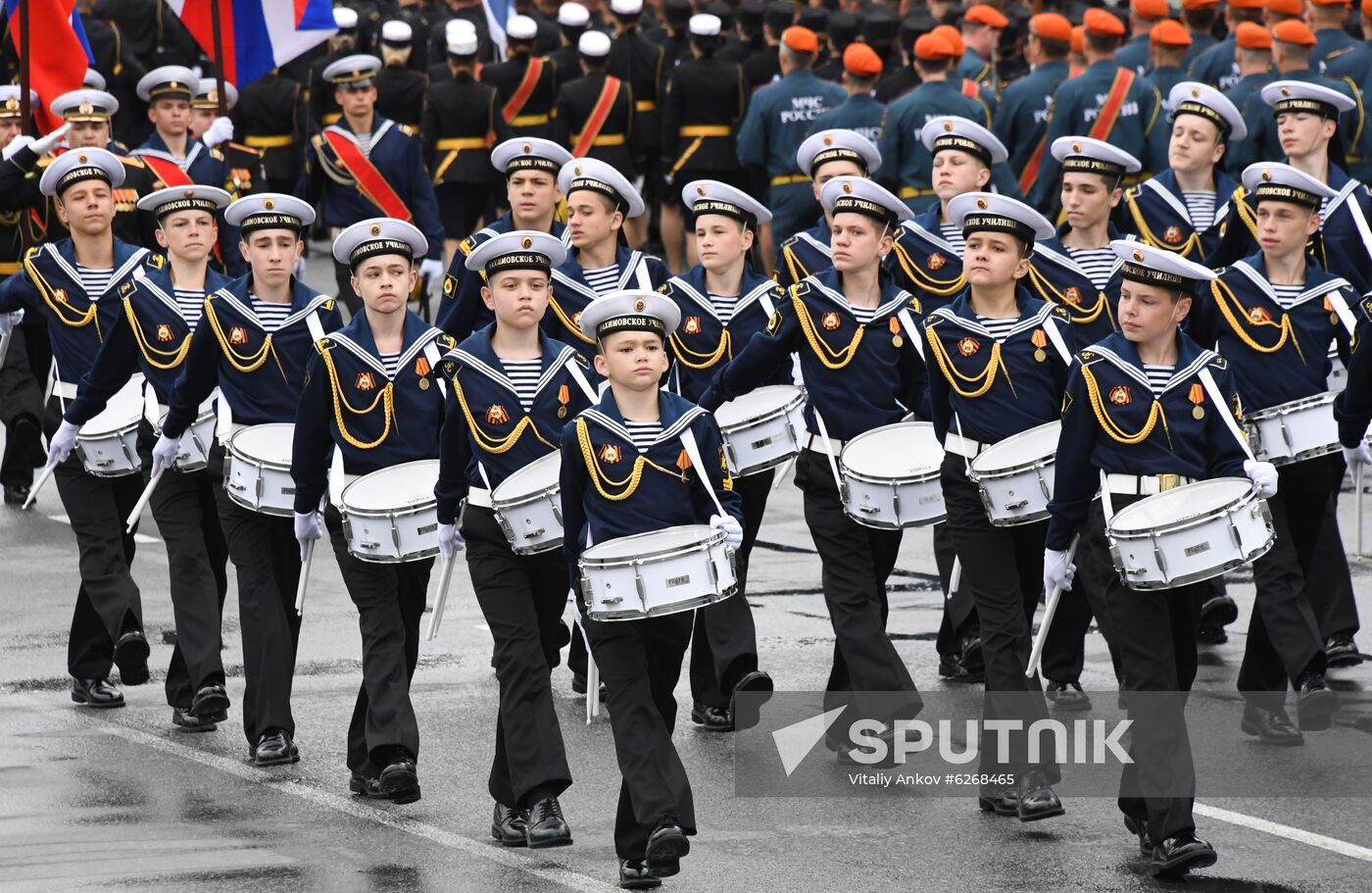 Russia WWII Victory Parade Rehearsal