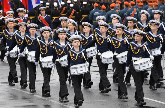 Russia WWII Victory Parade Rehearsal