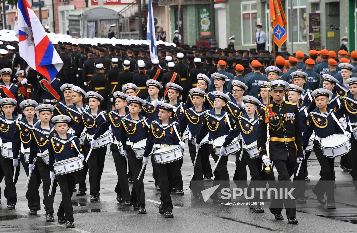 Russia WWII Victory Parade Rehearsal