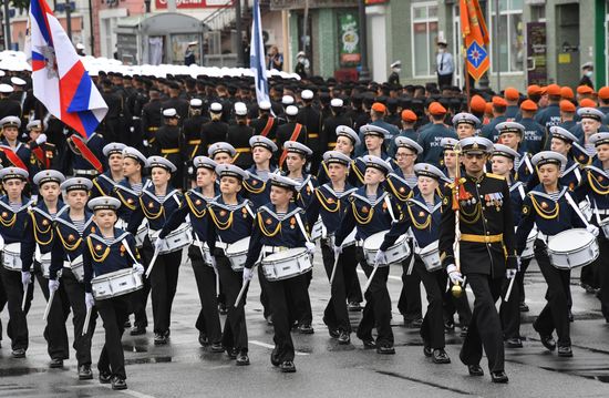 Russia WWII Victory Parade Rehearsal