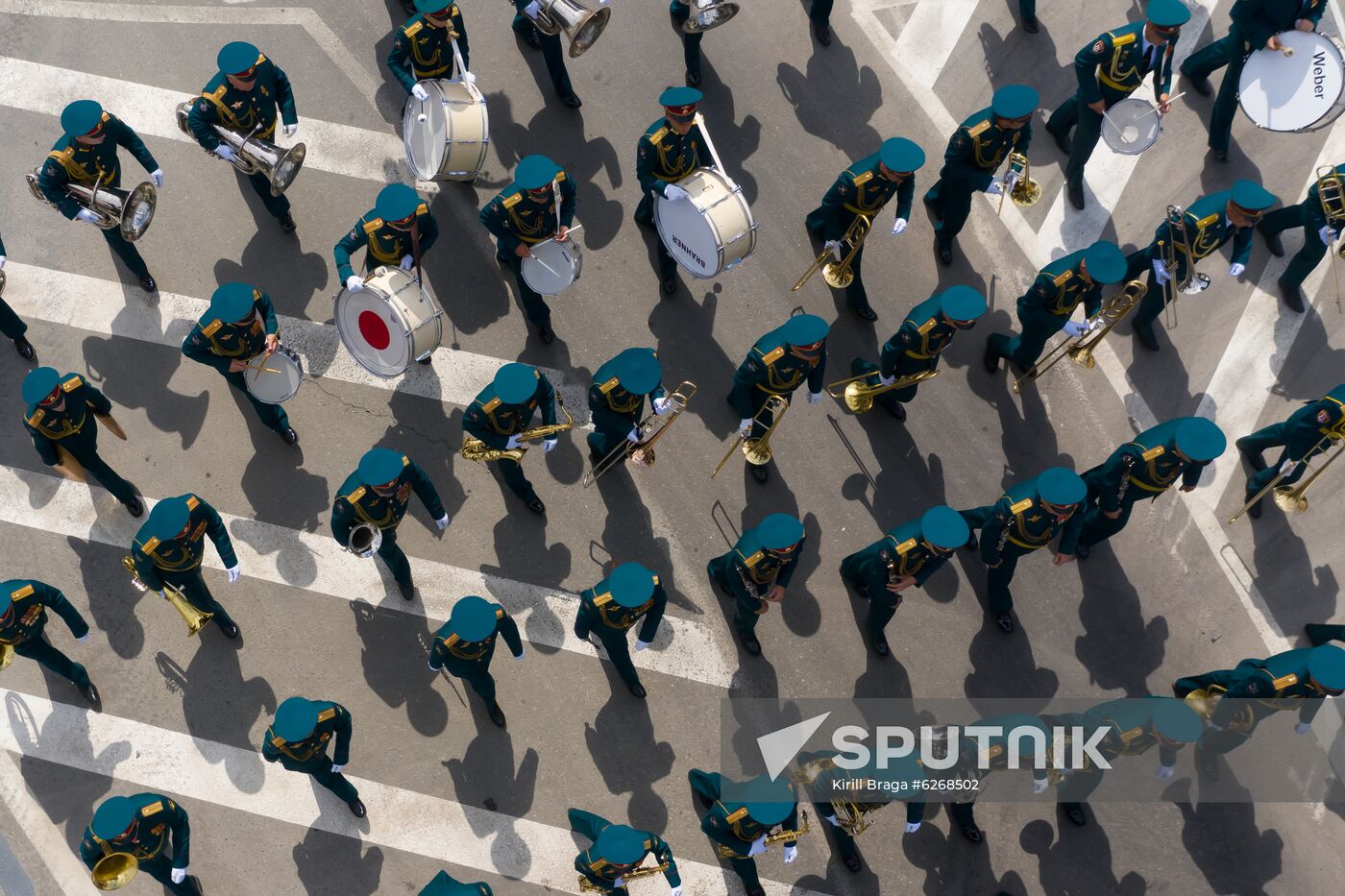 Russia WWII Victory Parade Rehearsal