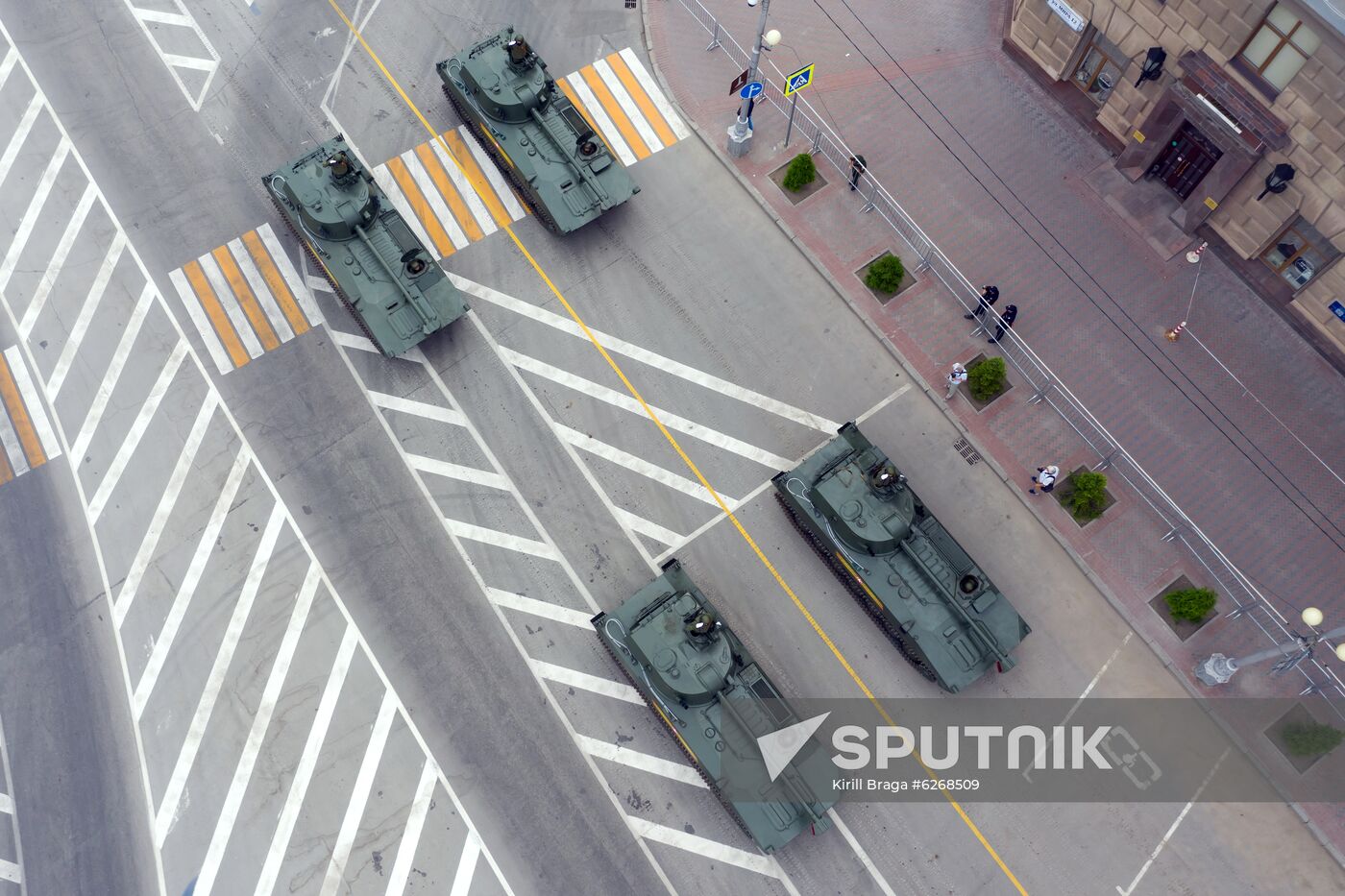 Russia WWII Victory Parade Rehearsal