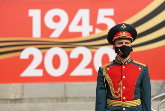 Russia WWII Victory Parade Rehearsal