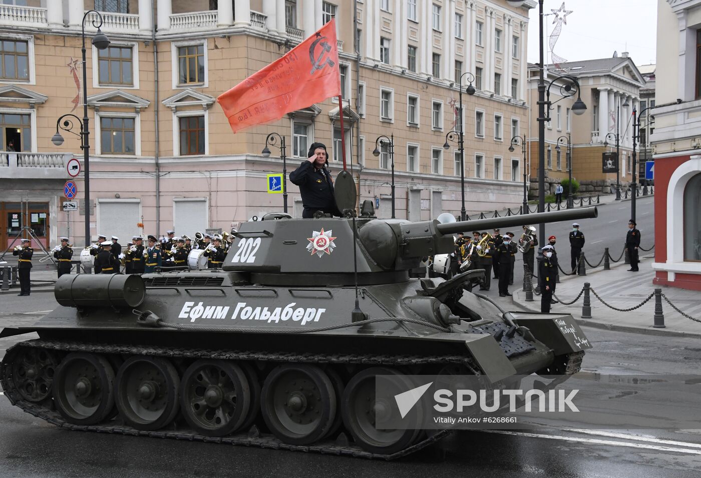 Russia WWII Victory Parade Rehearsal