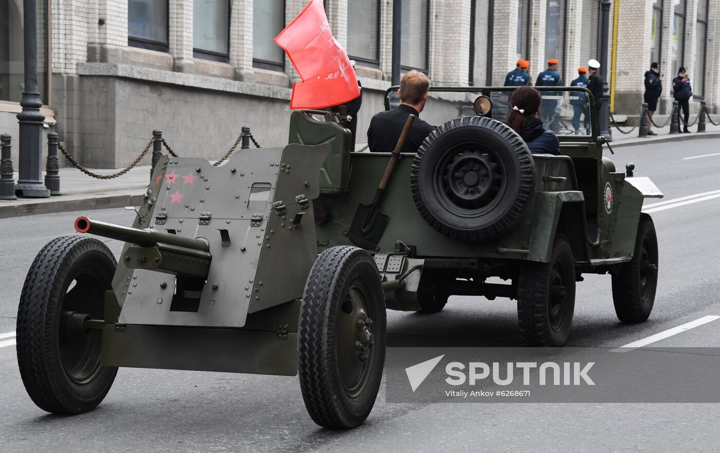 Russia WWII Victory Parade Rehearsal