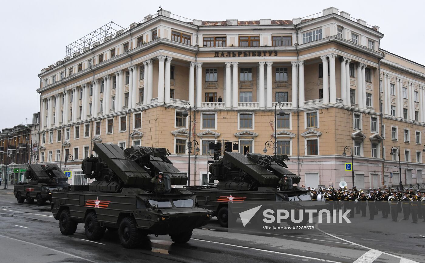 Russia WWII Victory Parade Rehearsal