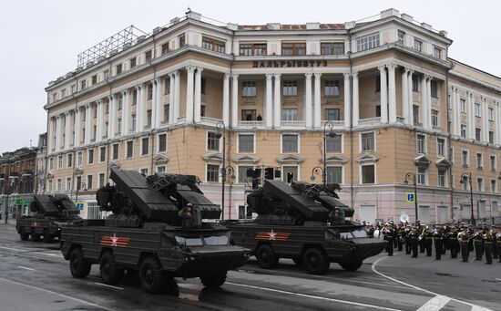 Russia WWII Victory Parade Rehearsal