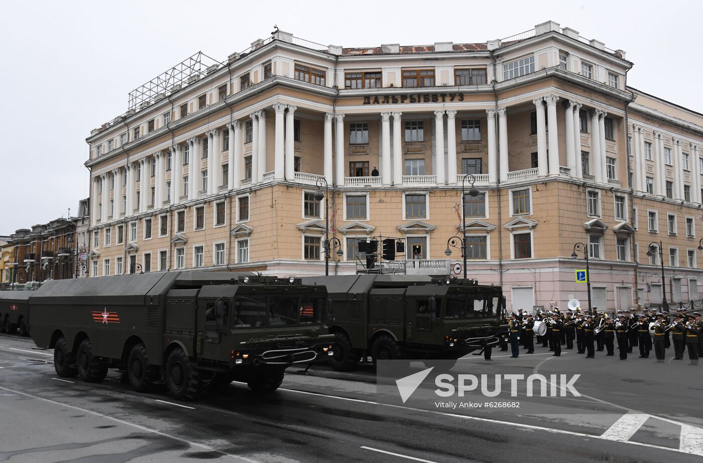 Russia WWII Victory Parade Rehearsal