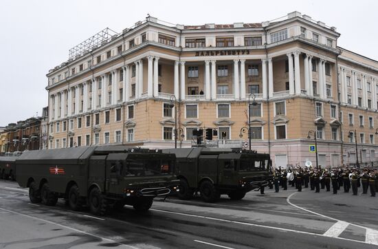 Russia WWII Victory Parade Rehearsal