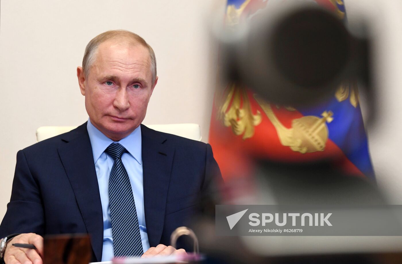 Russia Putin Health Workers