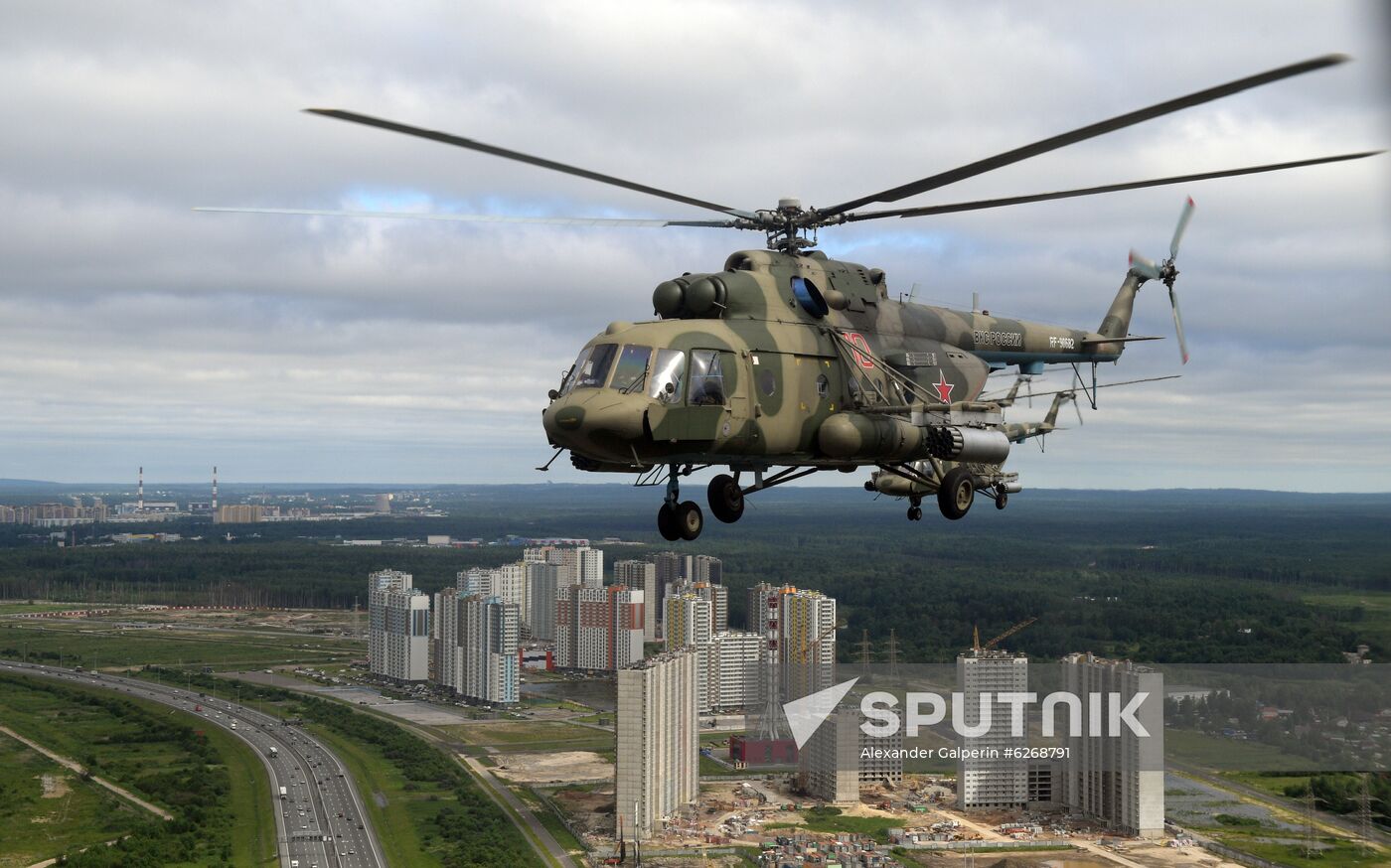 Russia WWII Victory Parade Rehearsal