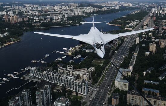 Final rehearsal of Victory parade in Moscow