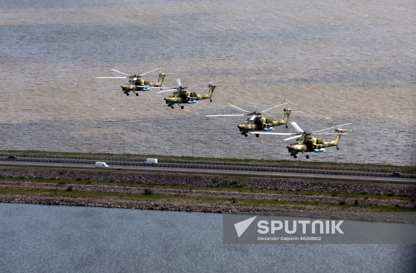 Russia WWII Victory Parade Rehearsal