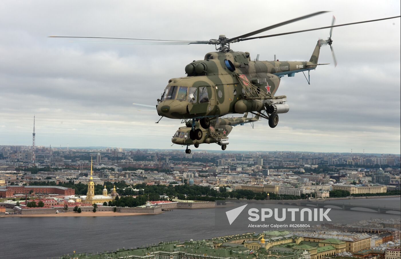 Russia WWII Victory Parade Rehearsal