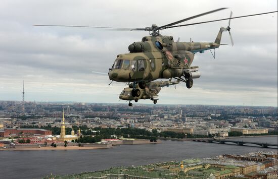 Russia WWII Victory Parade Rehearsal