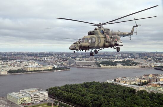 Russia WWII Victory Parade Rehearsal