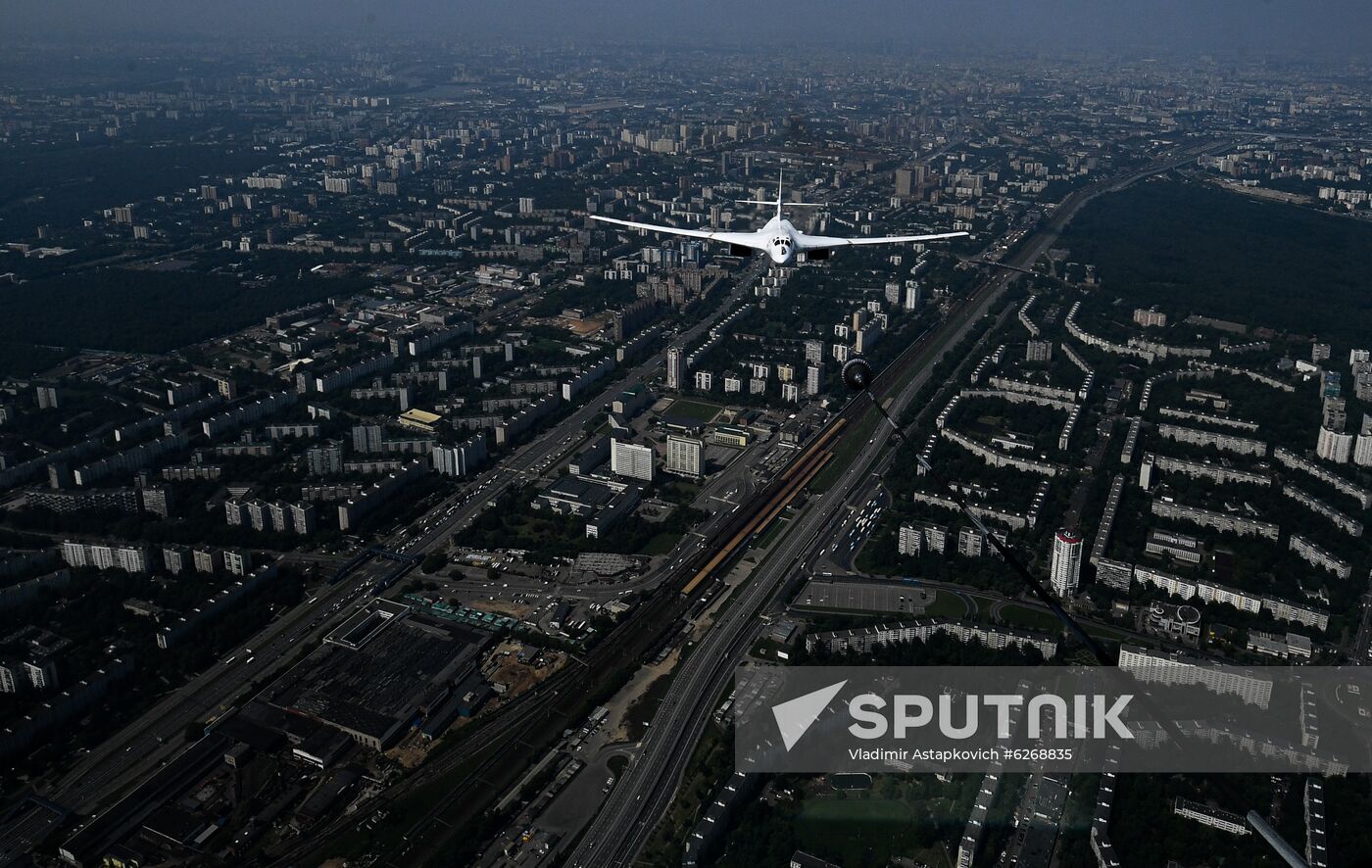 Final rehearsal of Victory parade in Moscow