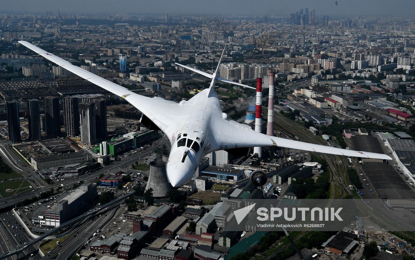 Final rehearsal of Victory parade in Moscow
