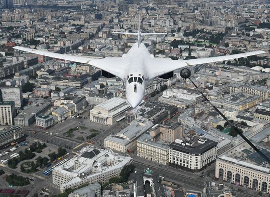 Final rehearsal of Victory parade in Moscow