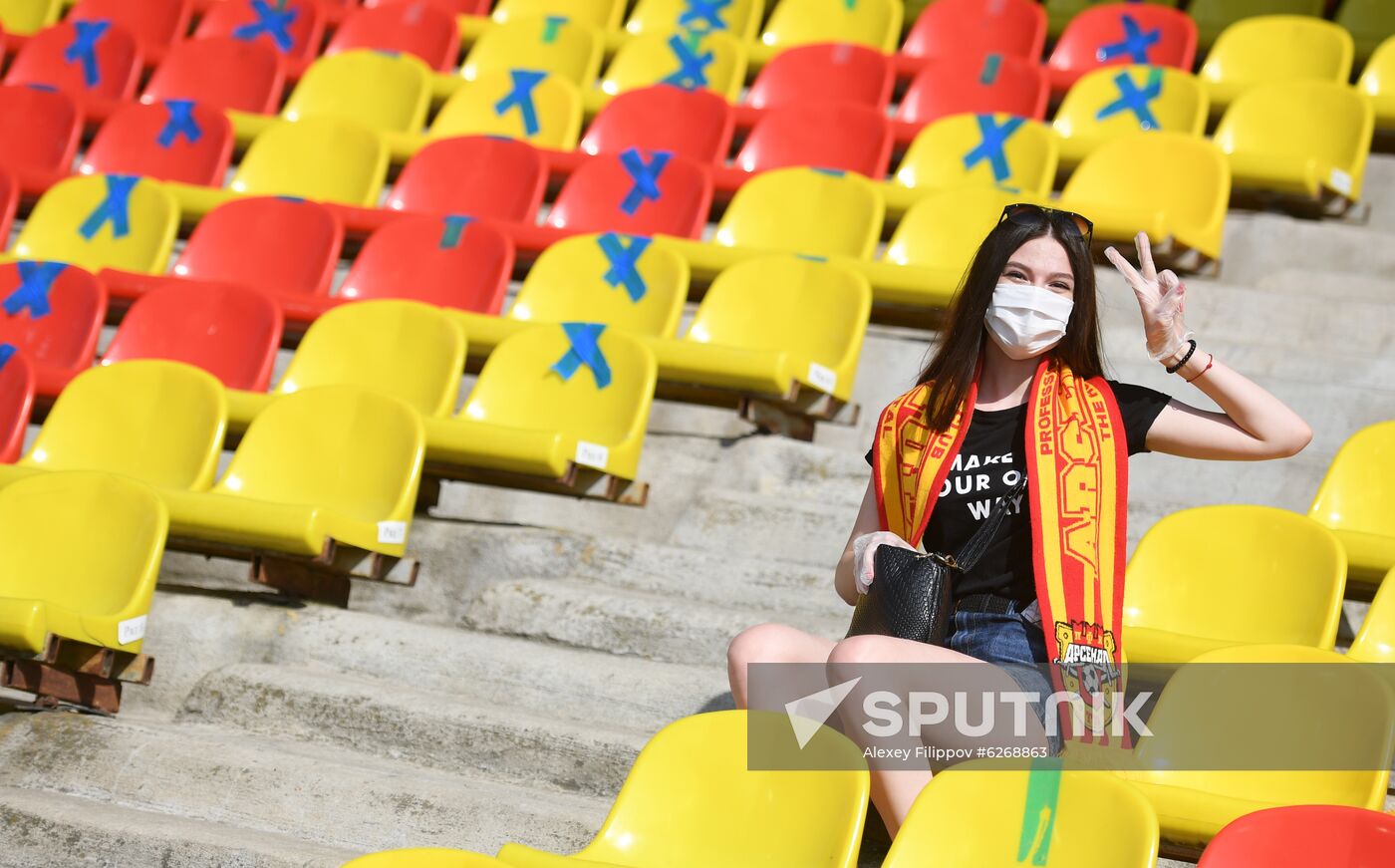 Russia Soccer Premier-League Arsenal - Spartak