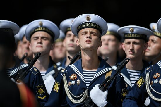 Russia WWII Victory Parade Rehearsal