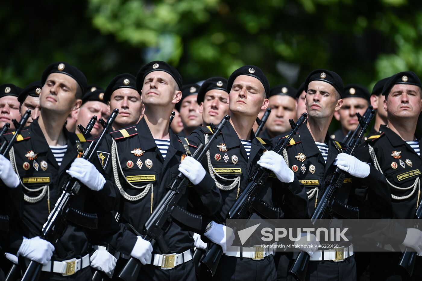 Russia WWII Victory Parade Rehearsal