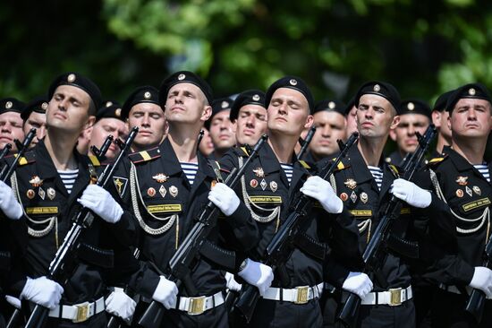 Russia WWII Victory Parade Rehearsal