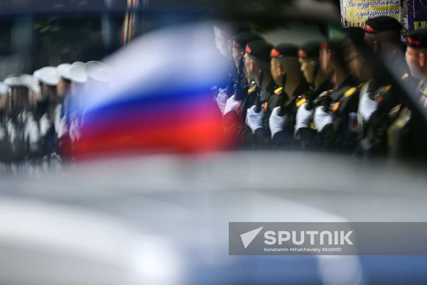 Russia WWII Victory Parade Rehearsal