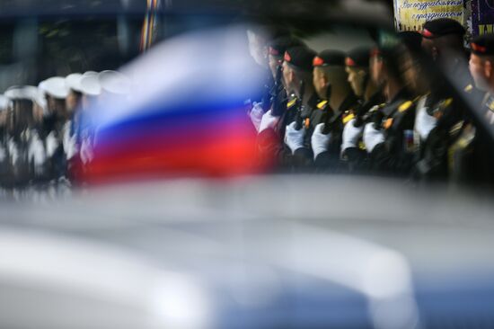 Russia WWII Victory Parade Rehearsal