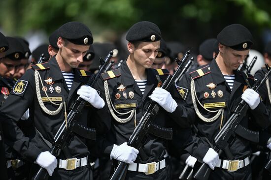 Russia WWII Victory Parade Rehearsal