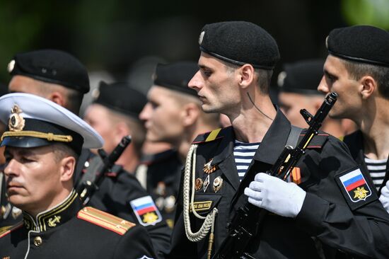 Russia WWII Victory Parade Rehearsal