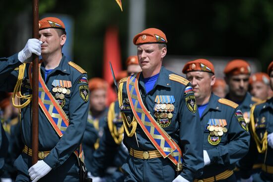 Russia WWII Victory Parade Rehearsal