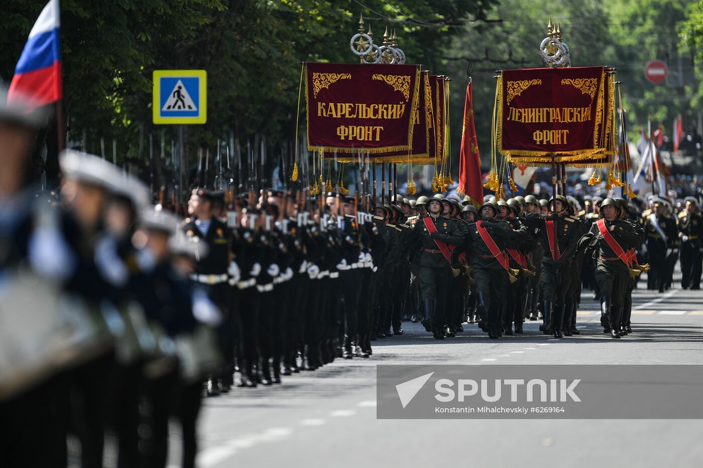 Russia WWII Victory Parade Rehearsal