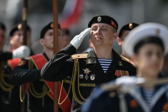 Russia WWII Victory Parade Rehearsal