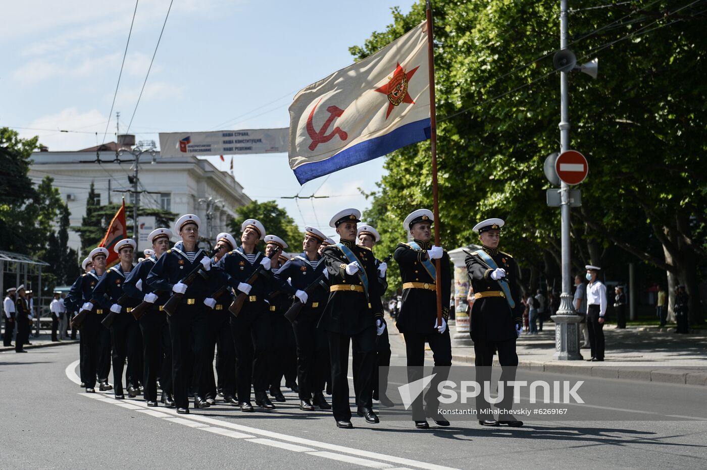 Russia WWII Victory Parade Rehearsal