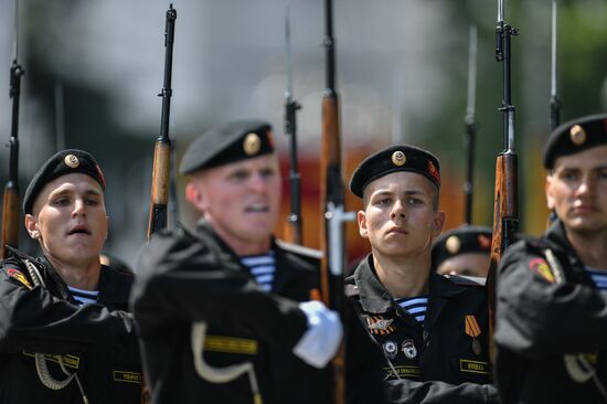 Russia WWII Victory Parade Rehearsal