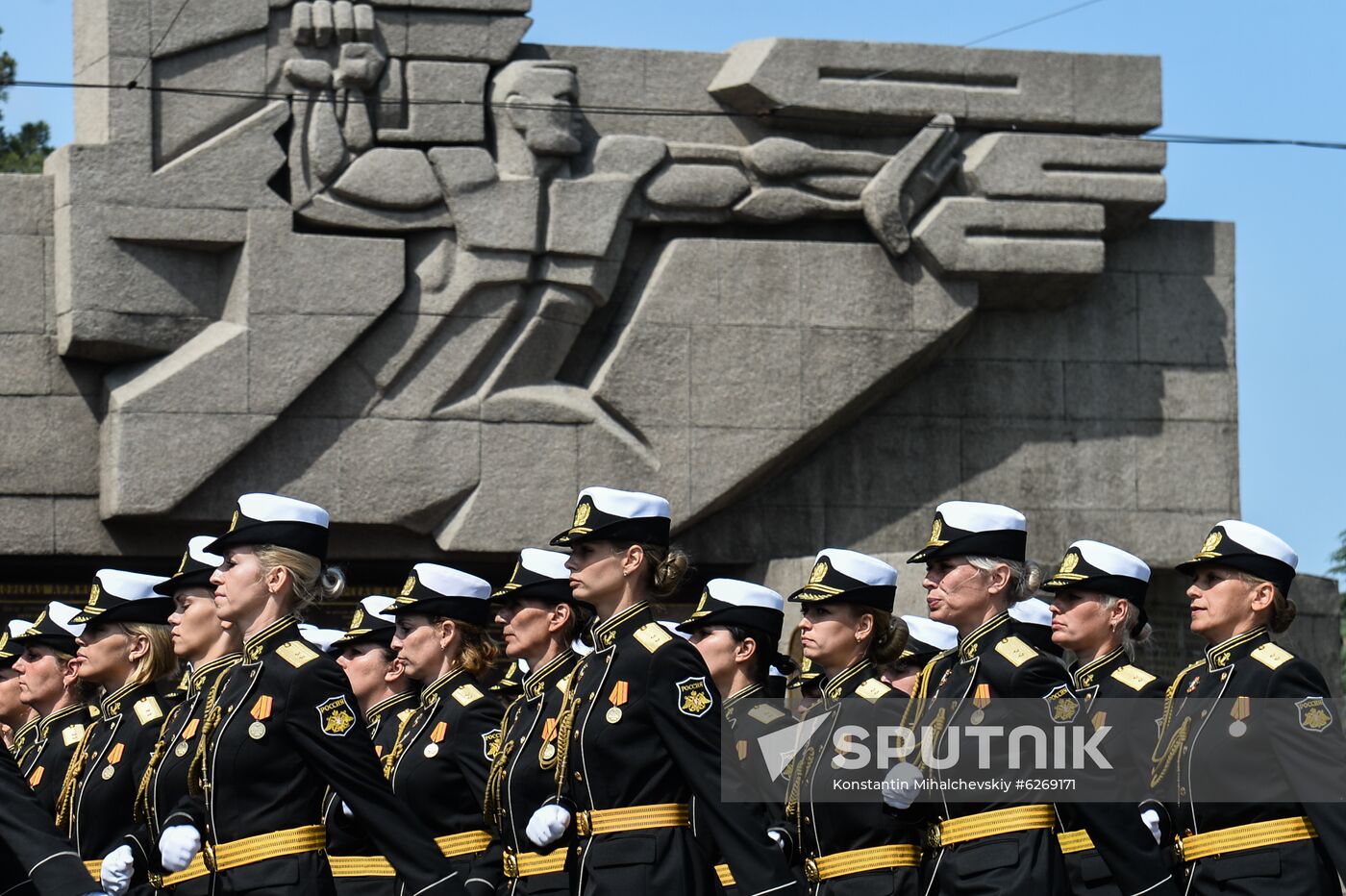 Russia WWII Victory Parade Rehearsal