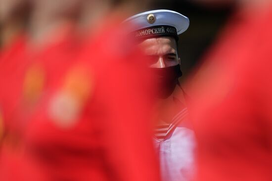Russia WWII Victory Parade Rehearsal