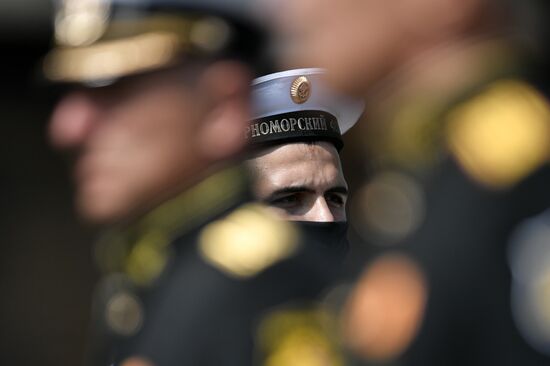 Russia WWII Victory Parade Rehearsal