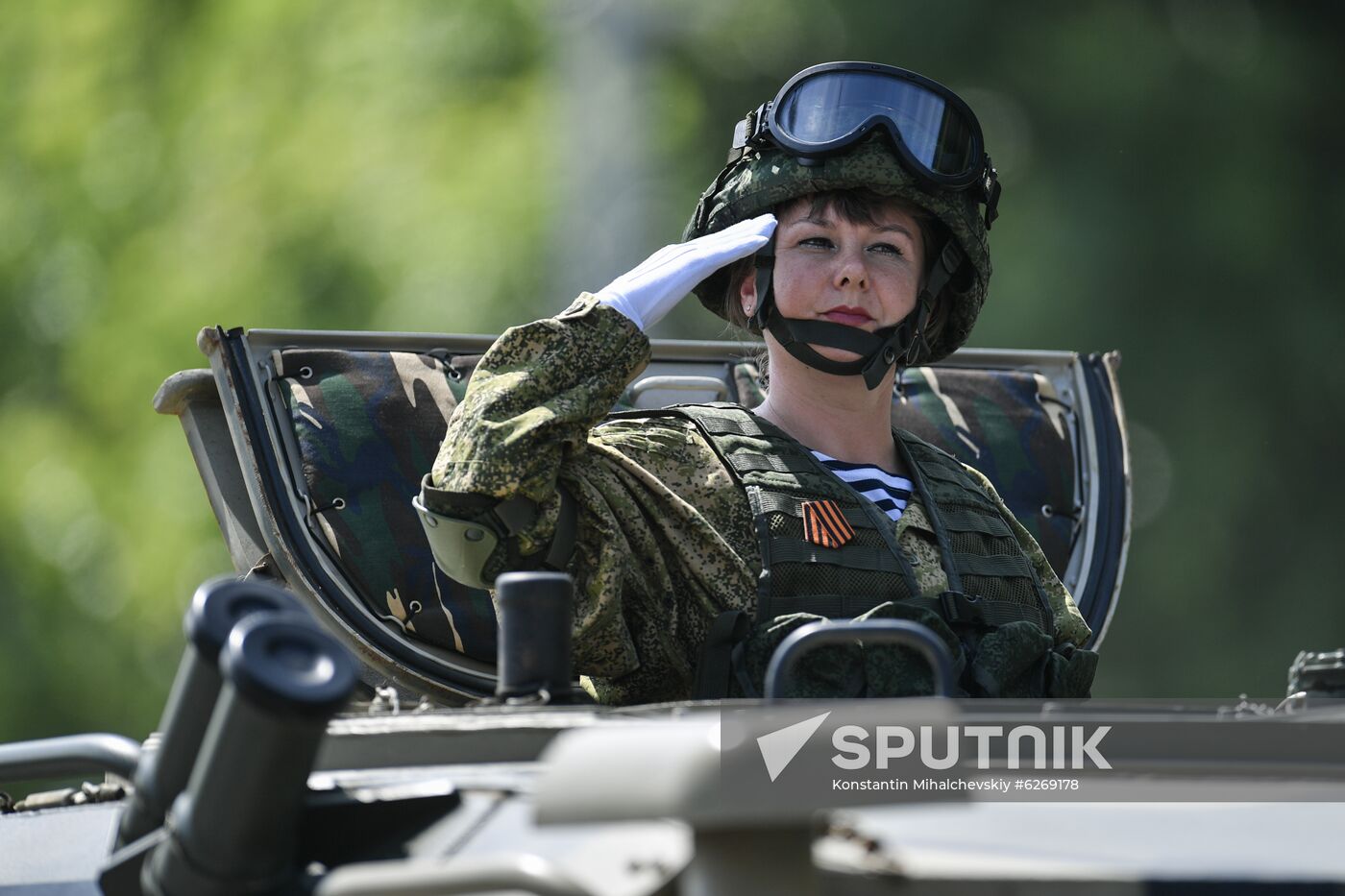 Russia WWII Victory Parade Rehearsal