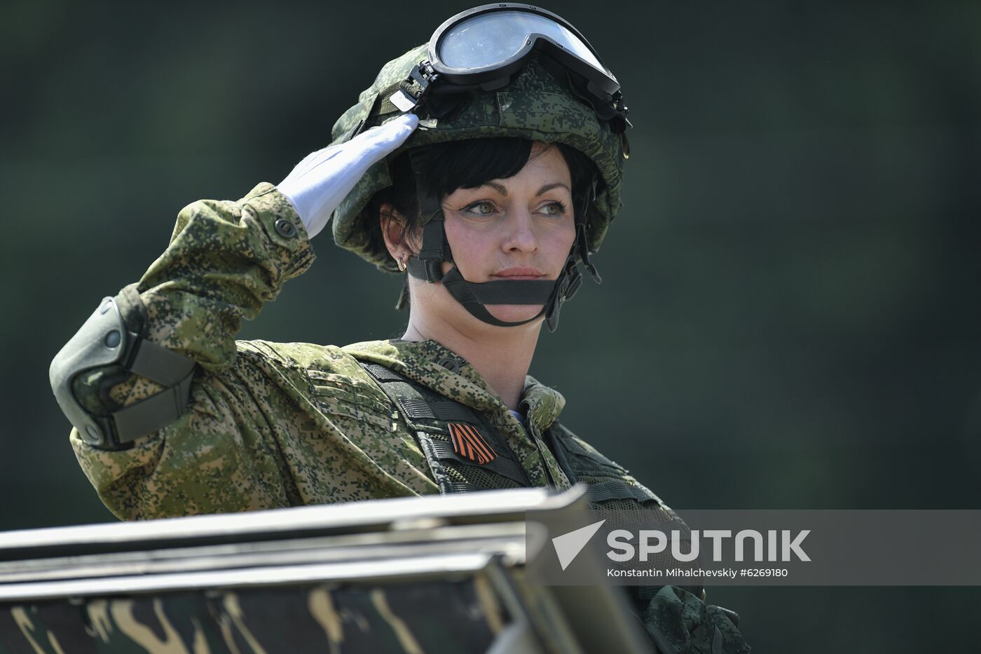 Russia WWII Victory Parade Rehearsal