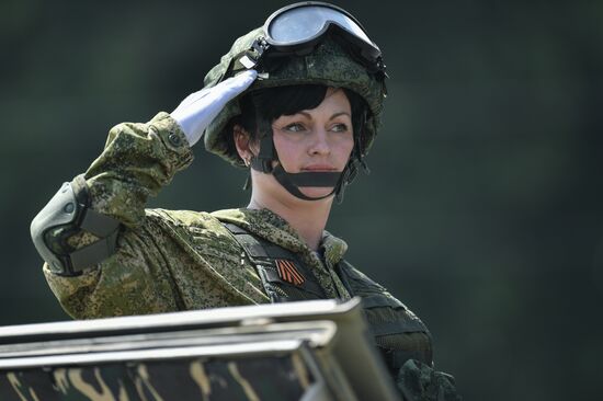 Russia WWII Victory Parade Rehearsal