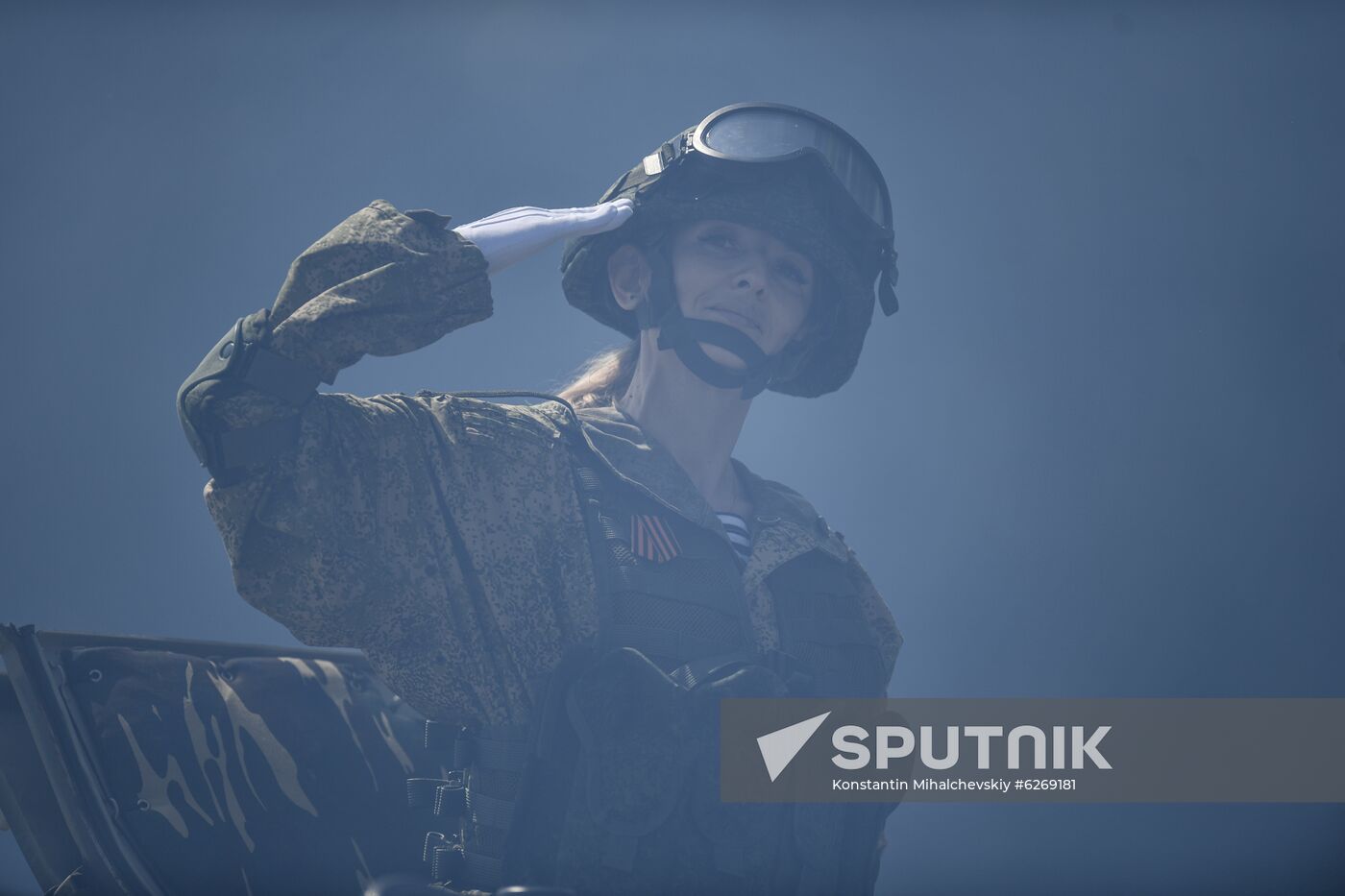 Russia WWII Victory Parade Rehearsal