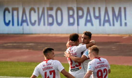Russia Soccer Premier-League Arsenal - Spartak