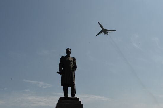 Russia WWII Victory Parade Rehearsal