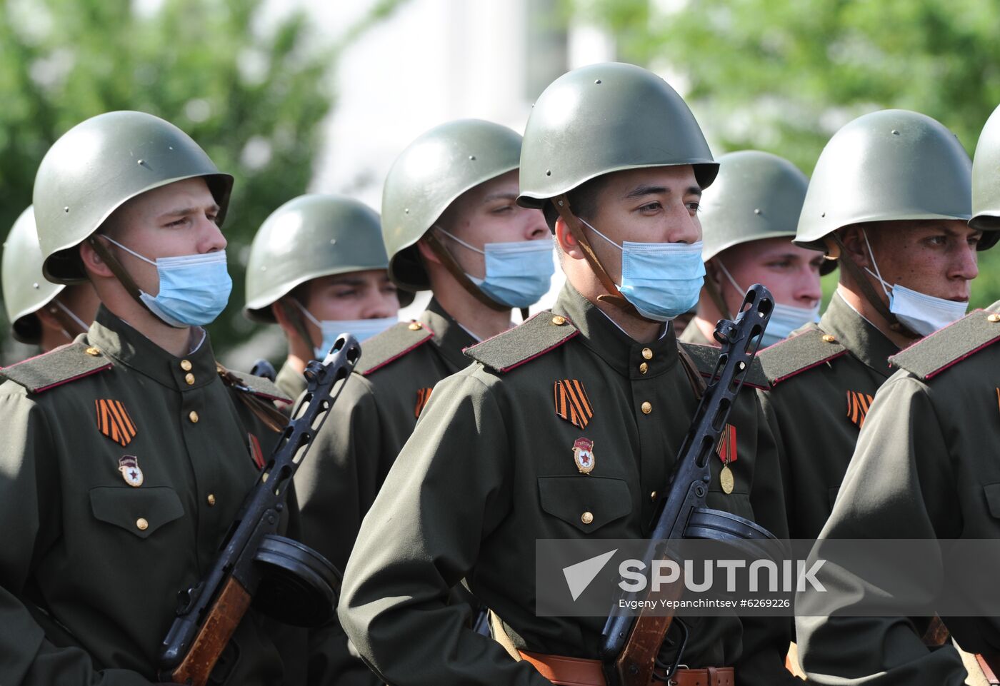 Russia WWII Victory Parade Rehearsal