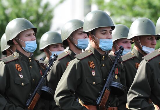 Russia WWII Victory Parade Rehearsal
