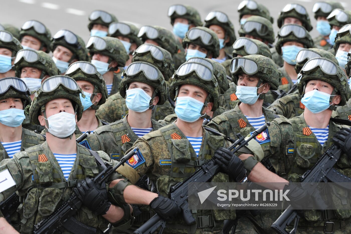 Russia WWII Victory Parade Rehearsal