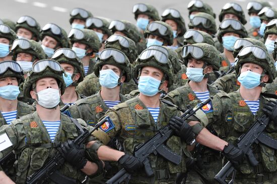 Russia WWII Victory Parade Rehearsal